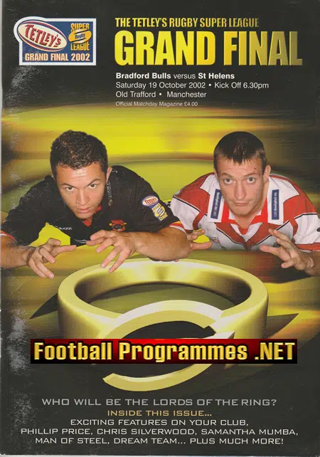 St Helens Rugby v Bradford 2002 - Cup Final