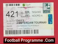 Amsterdam Tournament v Manchester United 2002 – Ticket – Day 1