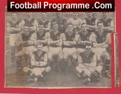 Aston Villa Football Club 1950s – Multi Autographed SIGNED