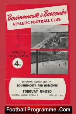 Bournemouth v Torquay United 1961 – 1960s