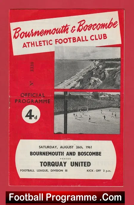 Bournemouth v Torquay United 1961