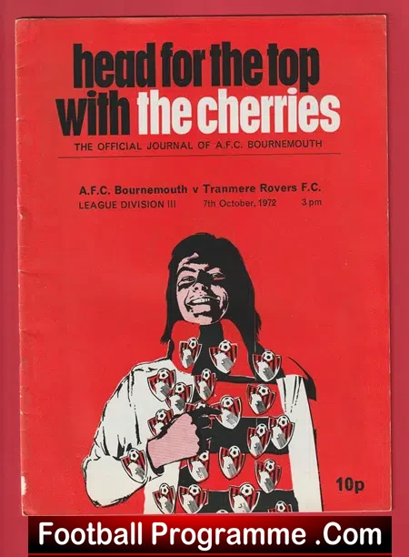 Bournemouth v Tranmere Rovers 1972