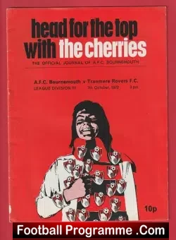Bournemouth v Tranmere Rovers 1972