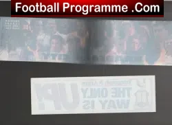 Bradford City Football Club Window Stickers Collection - football programme