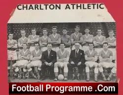 Charlton Athletic Football Club 1950s - Multi Autographed SIGNED - football programme