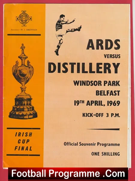 Distillery v Ards 1969 – Irish Cup Final – Belfast Ireland