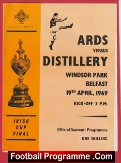 Distillery v Ards 1969 – Irish Cup Final – Belfast Ireland