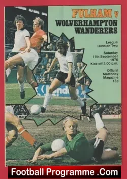 Fulham v Wolves 1976 – George Best + Bobby Moore