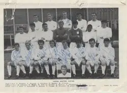 Leeds United Football Club Multi Autographed SIGNED Picture 1967 - football memorabilia