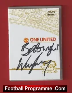 Manchester United One United DVD Wayne Rooney Signed Autograph 2006
