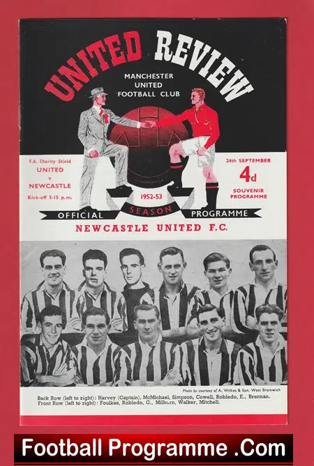 Manchester United v Newcastle United 1952 – Charity Shield