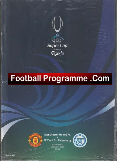 Manchester United v Zenit 2008 – Super Cup Final Monaco
