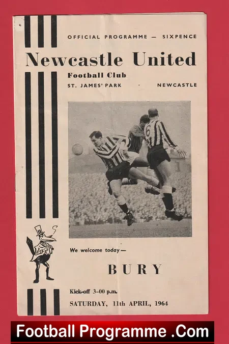 Newcastle United v Bury 1964