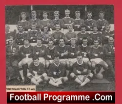 Northampton Town Football Club Multi Autographed SIGNED 1962/63
