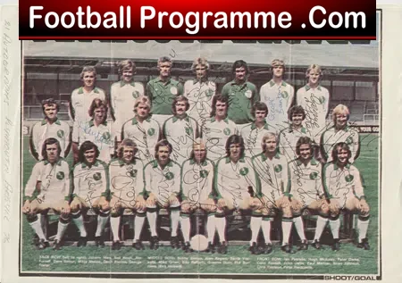 Plymouth Argyle Football Team Multi Autographed Picture SIGNED