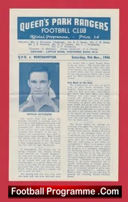 Queens Park Rangers v Northampton Town 1946 – 1940’s QPR