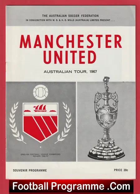 South Australia v Manchester United 1967 – Australia Tour