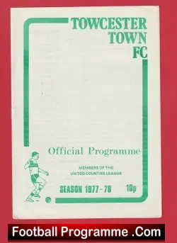 Towcester Town v Bedford United 1977