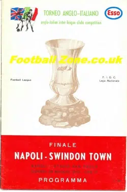 Napoli v Swindon Town 1970 - Anglo Italian Final Italy