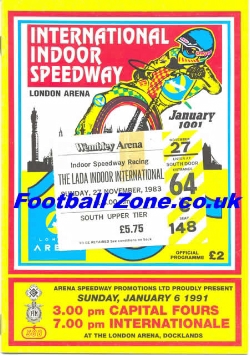 International Indoor Arena Speedway + Ticket 1991 – London