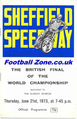 World Speedway Championship British Final 1973