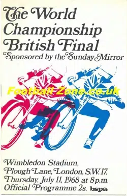 World Speedway Championship British Final 1968