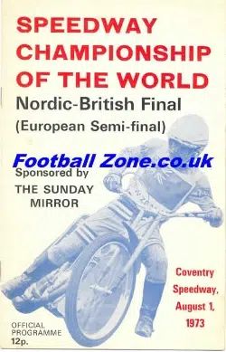 World Speedway Championship European Final 1973 Semi