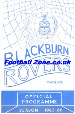 Blackburn Rovers v Blackpool 1966