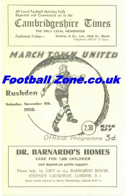 March Town v Rushden Town 1950