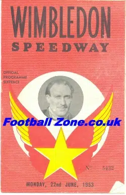 Wimbledon Speedway v West Ham 1953