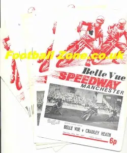 Belle Vue Speedway Pack 6 X 1970’s