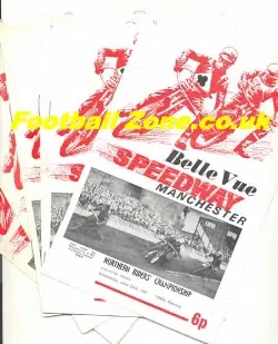 Belle Vue Speedway Pack 6 X 1971’s