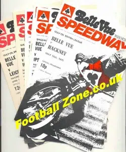 Belle Vue Speedway Pack 6 X 1970’s