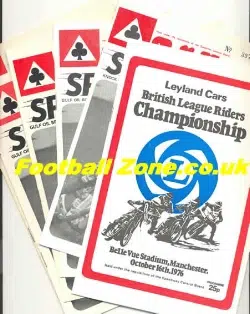 Belle Vue Speedway Pack 6 X 1970’s