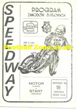 International Speedway Programme 1988