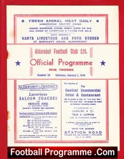 Aldershot v Port Vale 1949