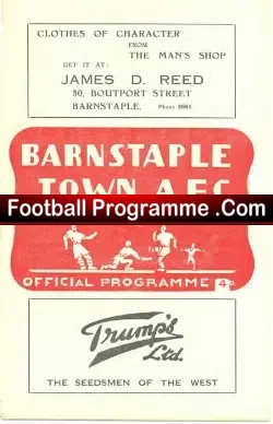 Barnstaple Town v Chipenham 1953