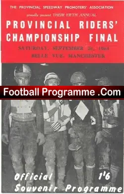 Belle Vue Speedway 1964 Provincial riders Final