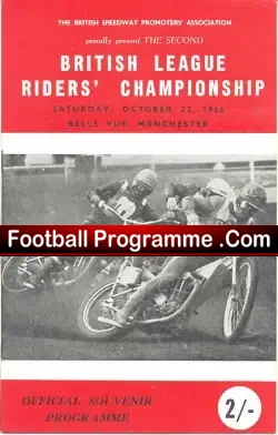 Belle Vue Speedway 1966 British League Riders Championship