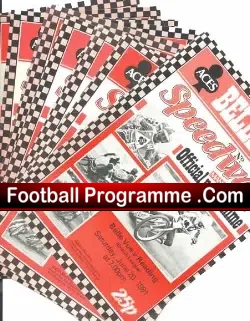 Belle Vue Speedway Pack 10 X 1980’s