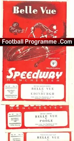 Belle Vue Speedway Pack 3 X 1960’s
