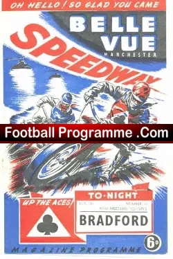 Belle Vue Speedway v Bradford 1953