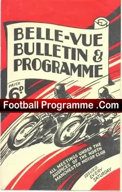 Belle Vue Speedway v Lancastrian Trophy 1947