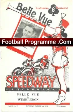 Belle Vue Speedway v Wimbledon 1958