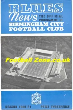 Birmingham City v Blackburn Rovers 1961