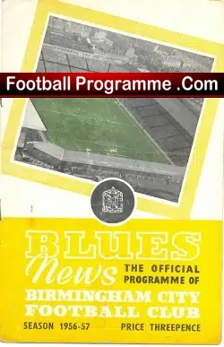 Birmingham City v Willkommen 1956