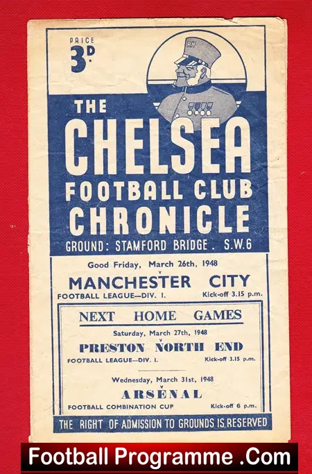 Chelsea v Manchester City 1948
