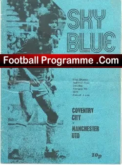 Coventry City v Manchester United 1976
