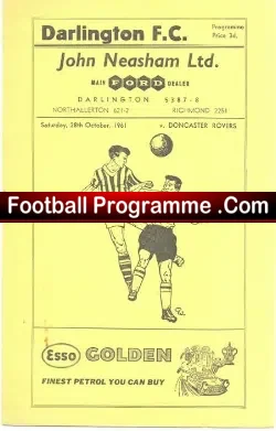 Darlington v Doncaster Rovers 1961