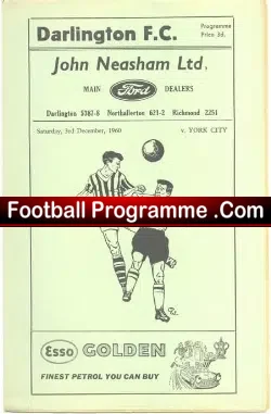 Darlington v York City 1960